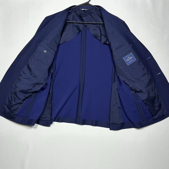 Brooks Brothers Milano Fit Womens Blazer size 12 Navy Blue - Picture 2 of 11